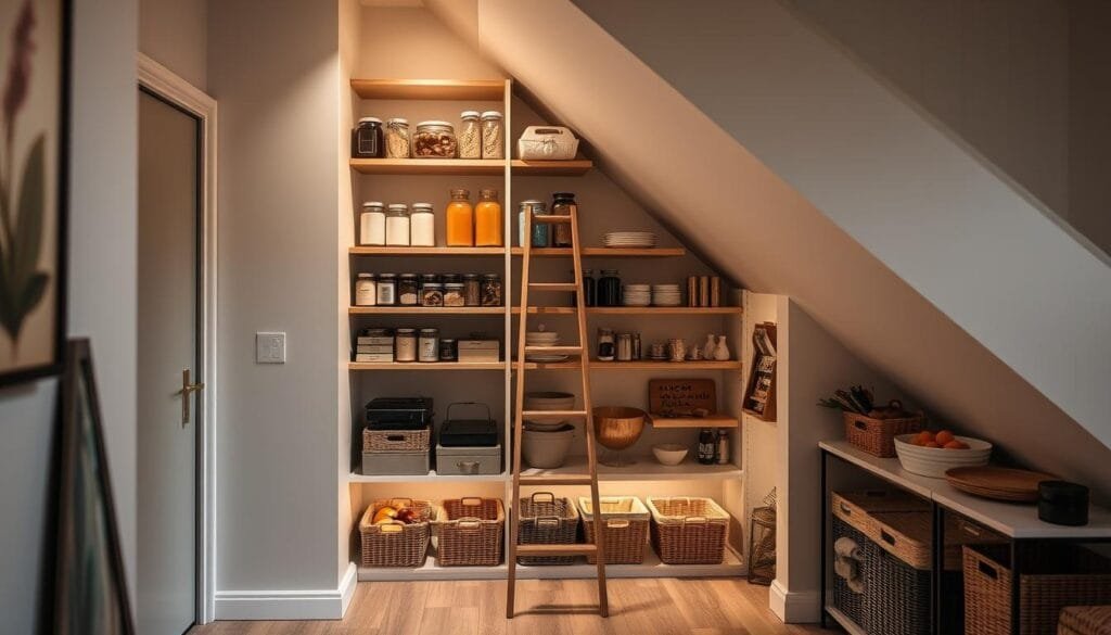 Vertical Storage Solutions for Under Stairs Vertical Storage Solutions for Under Stairs